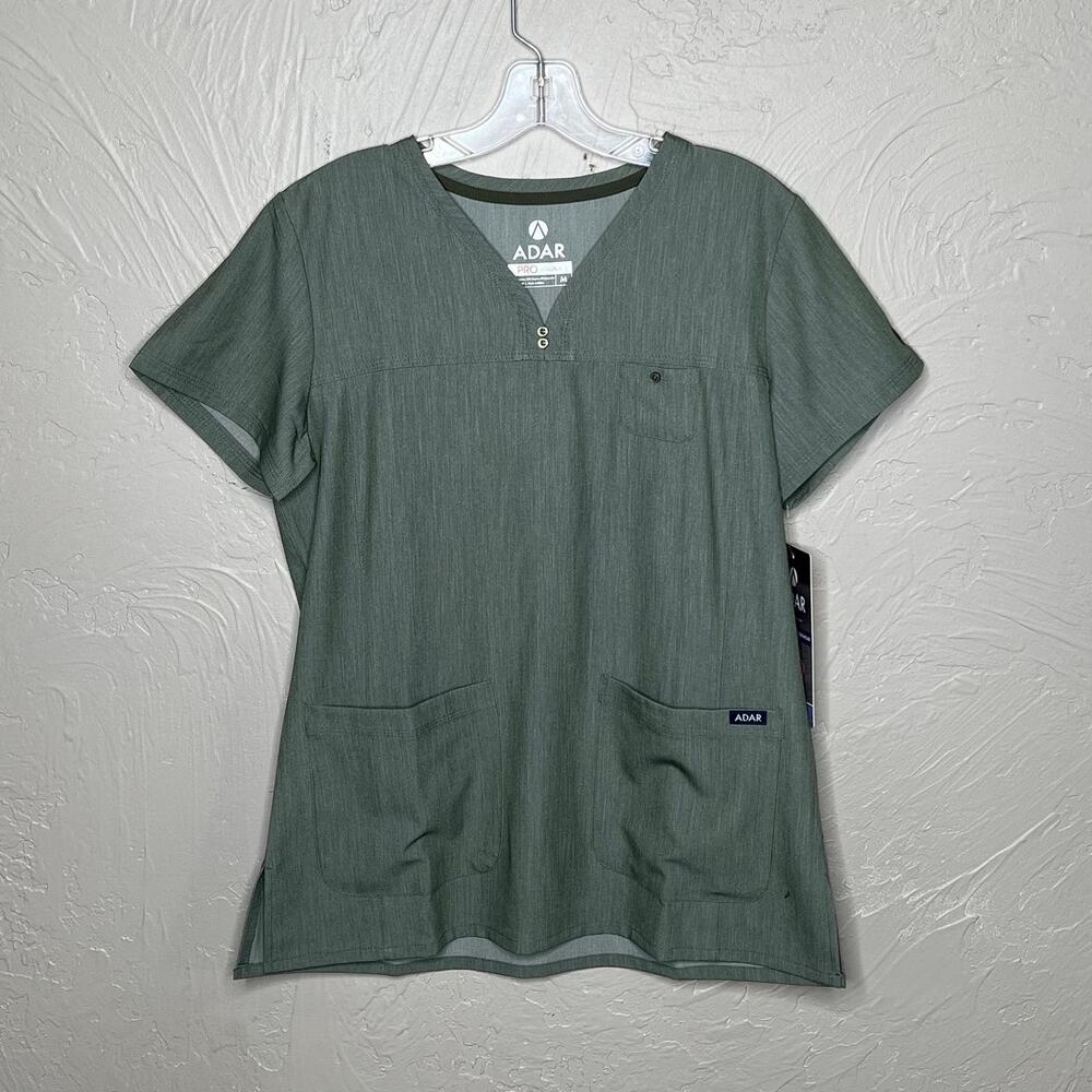 ADAR PRO Heather collection women’s scrub shirt size medium